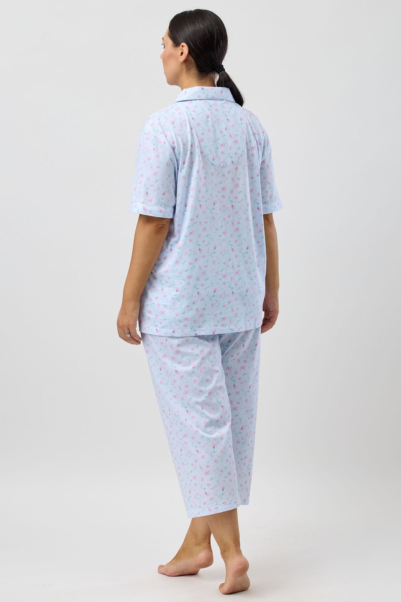 PEONY 3/4 PJ SET BLUE - SK108P5