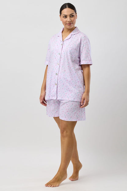 PEONY SHORT PJ SET PINK - SK126P5