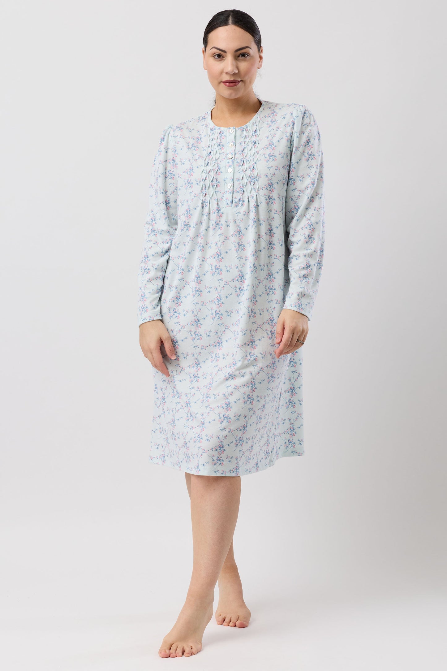 CHERRY BLOSSOM NIGHTIE MINT - SK244C6