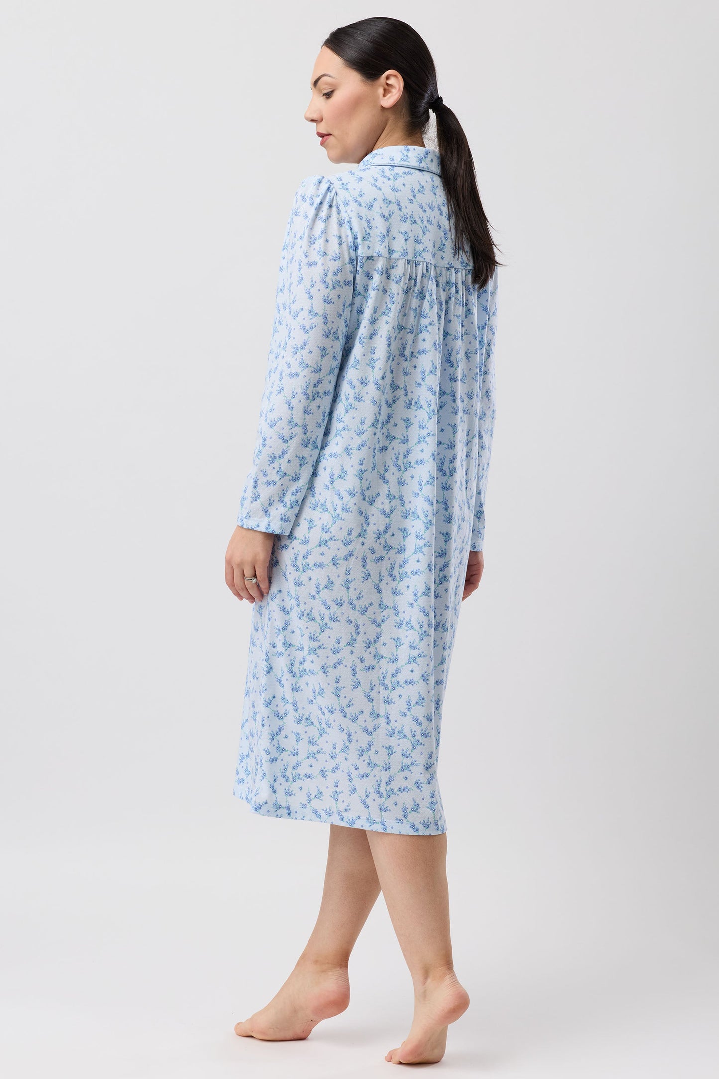 JASMINE COLLAR NIGHTIE BLUE - SK251J6