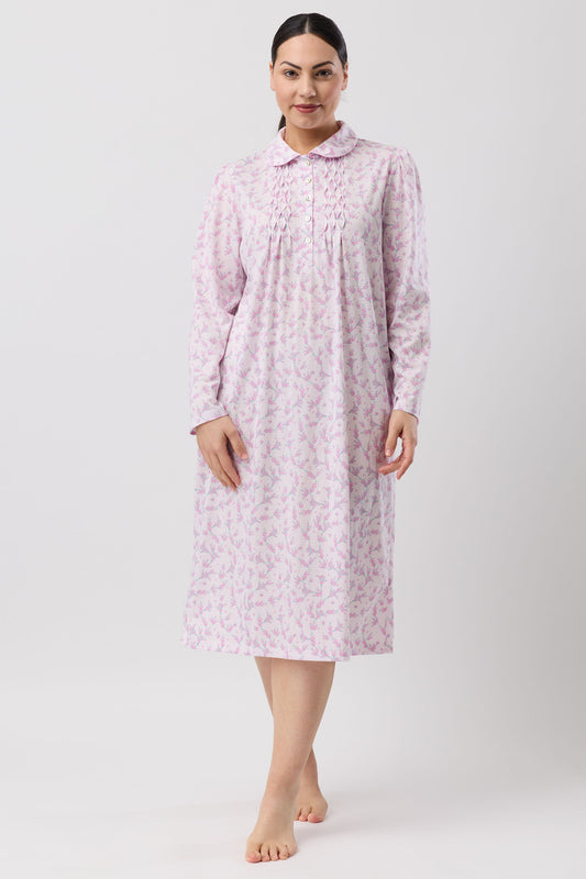 JASMINE COLLAR NIGHTIE PINK - SK251J6