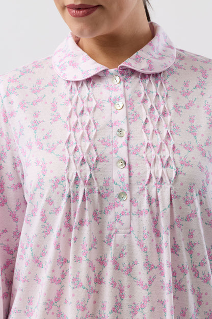 JASMINE COLLAR NIGHTIE PINK - SK251J6