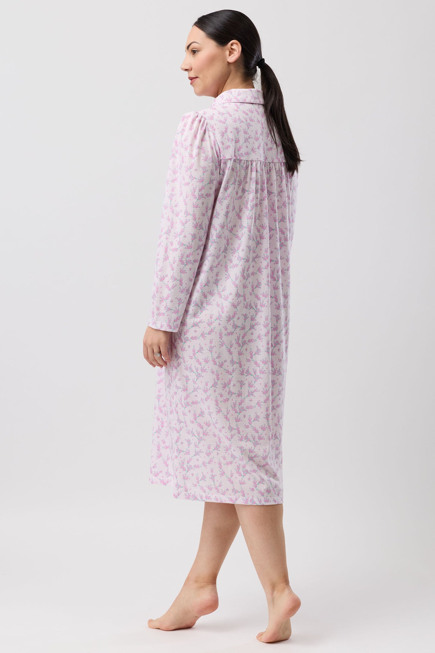 JASMINE COLLAR NIGHTIE PINK - SK251J6