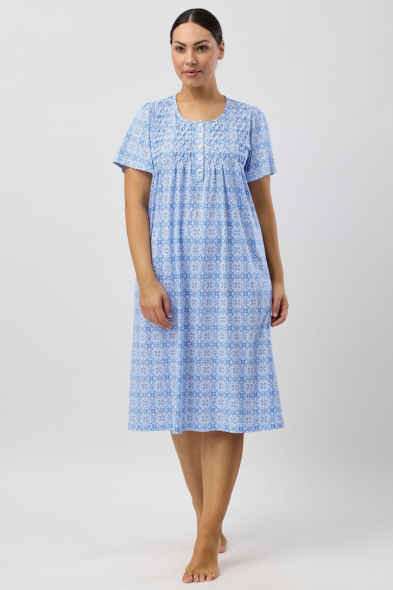 BAROQUE NIGHTIE INDIGO - SK310B5