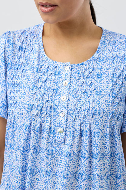 BAROQUE NIGHTIE INDIGO - SK310B5