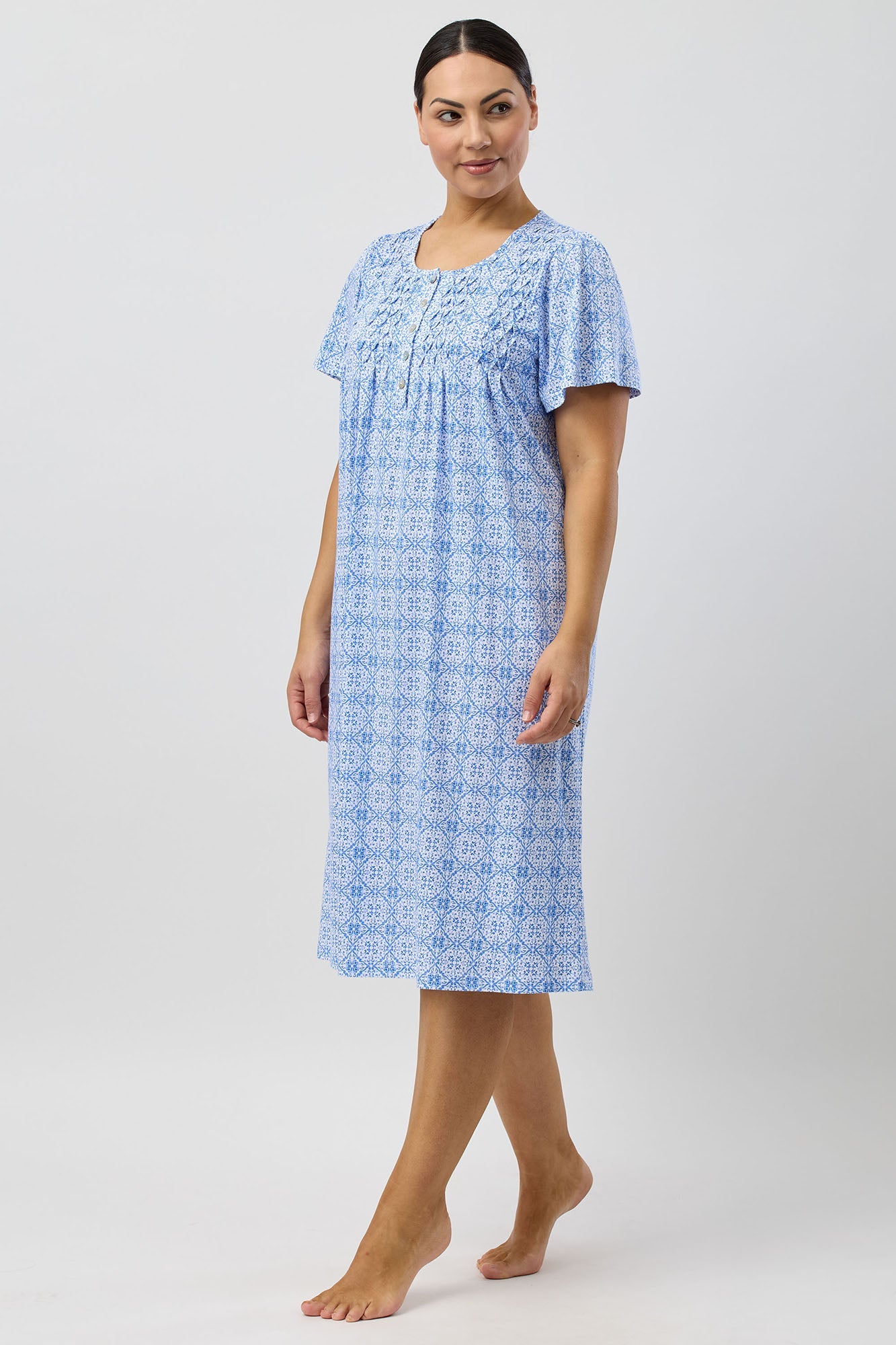 BAROQUE NIGHTIE INDIGO - SK310B5
