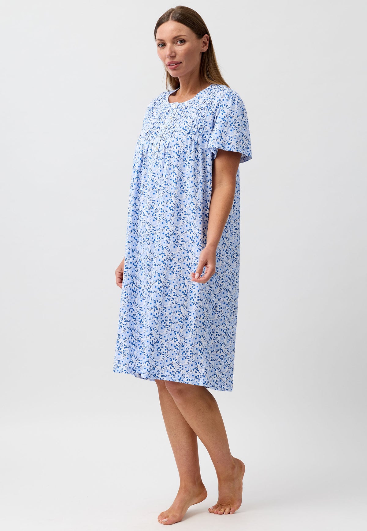 CAMELLIA NIGHTIE BLUE - SK310C6