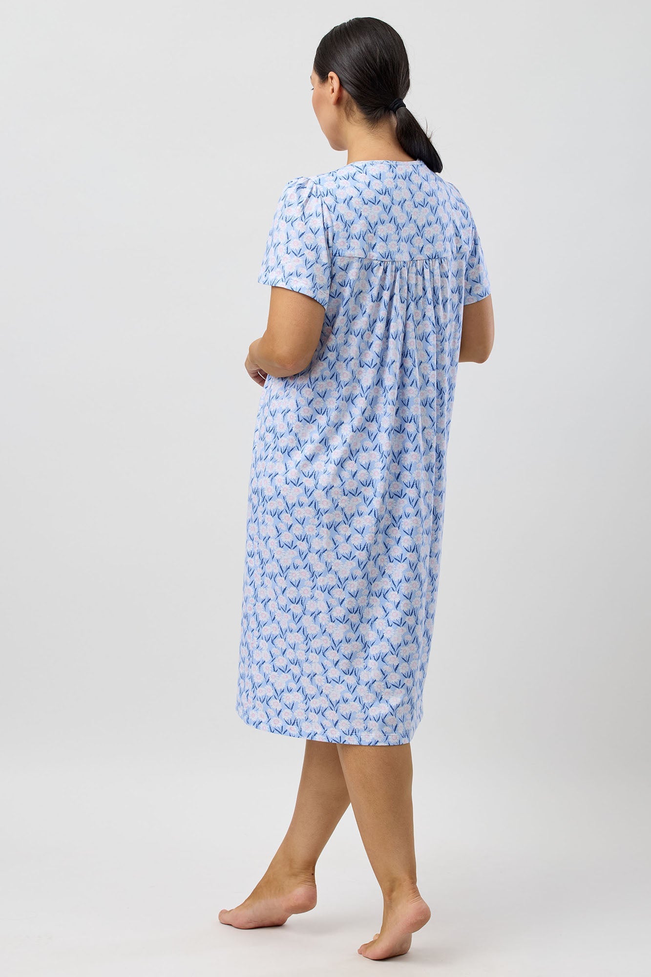 DAISIES NIGHTIE BLUE - SK318D5