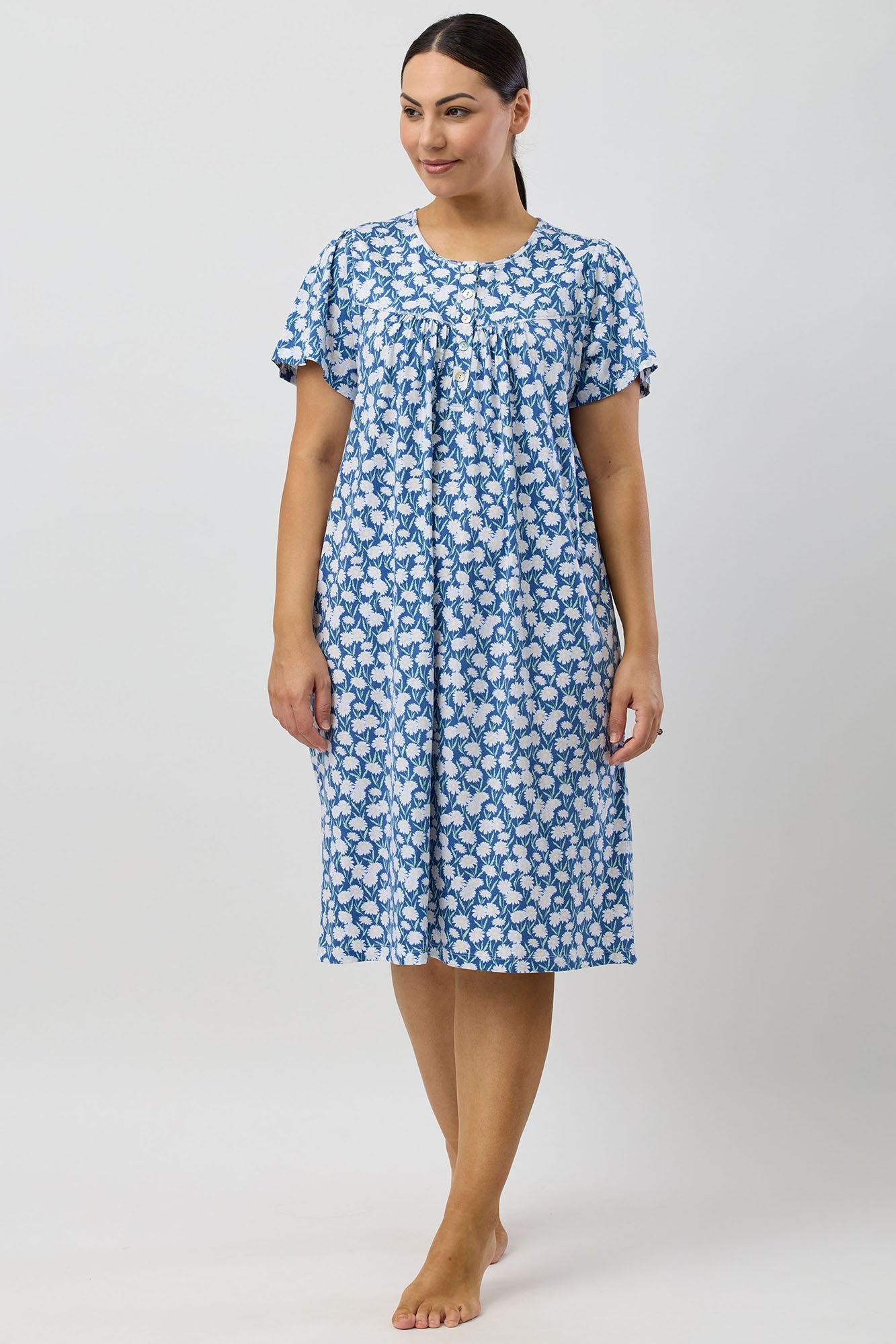 DAISIES NIGHTIE DENIM - SK318D5