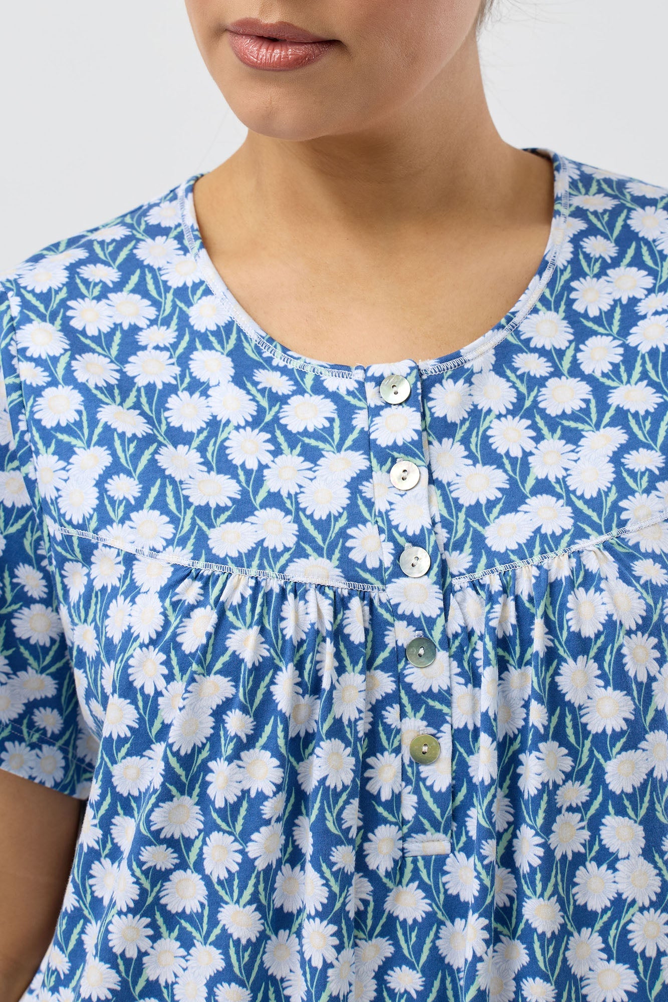 DAISIES NIGHTIE DENIM - SK318D5