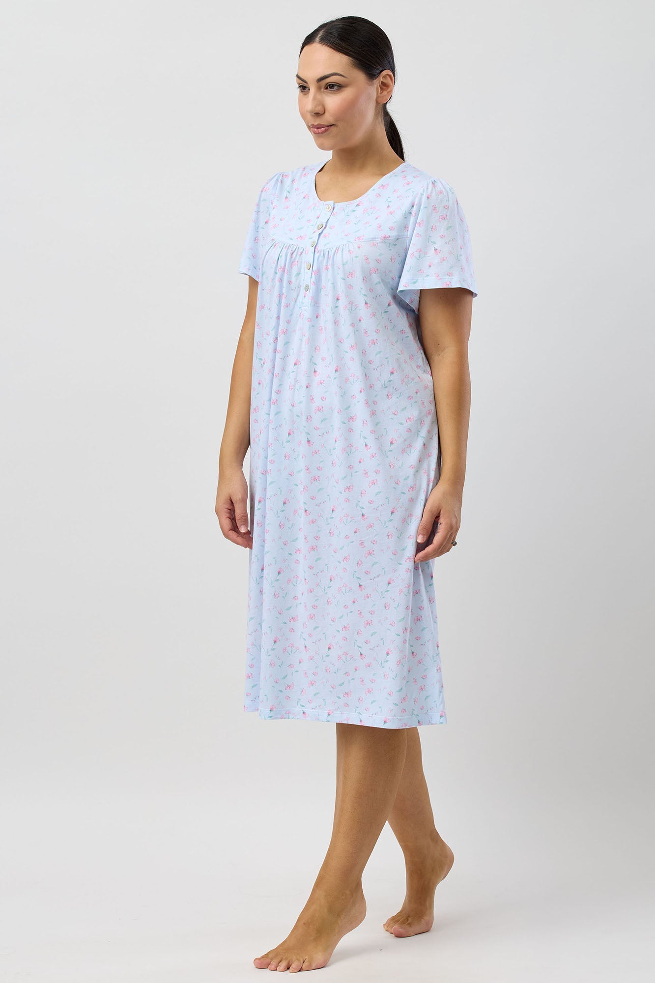 PEONY NIGHTIE BLUE - SK318P5