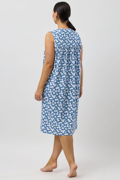 DAISIES SLEEVELESS NIGHTIE DENIM - SK418D5