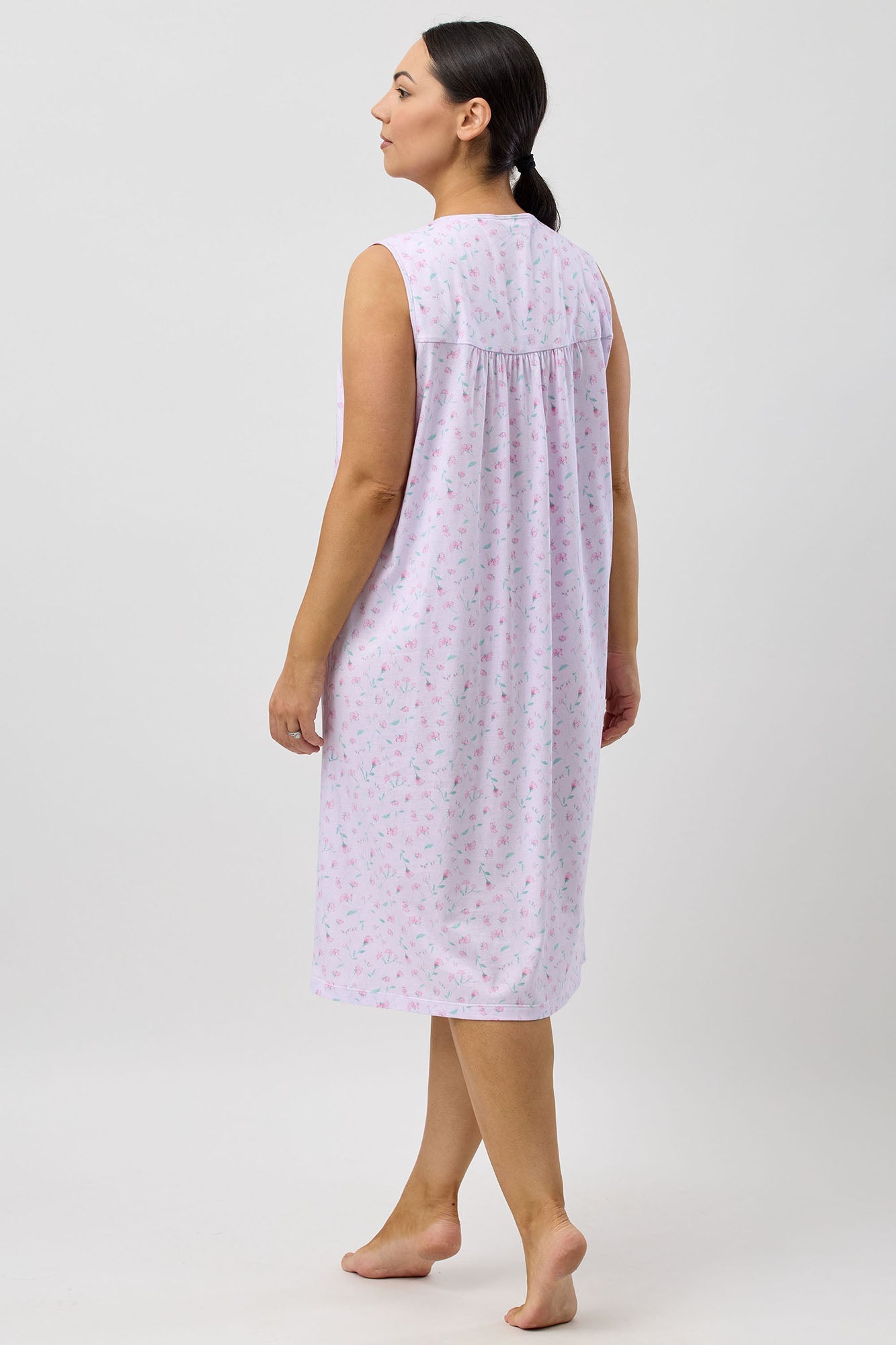 PEONY SLEEVELESS NIGHTIE PINK - SK418P5