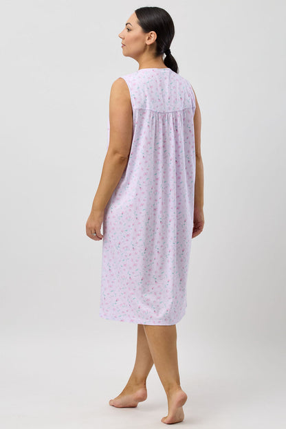 PEONY SLEEVELESS NIGHTIE PINK - SK418P5