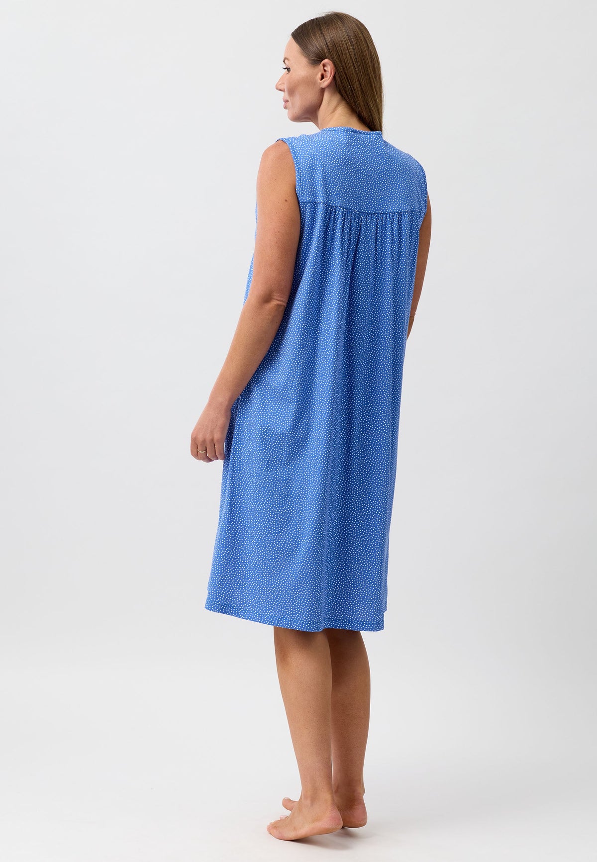 CONFETTI SLEEVELESS NIGHTIE MARINE - SK419CS6