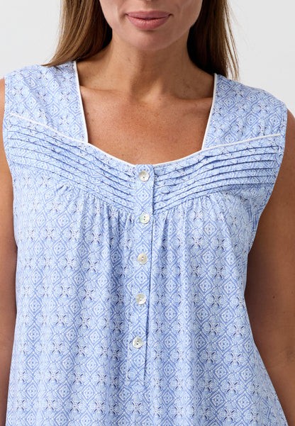 BATIK SLEEVELESS NIGHTIE DENIM - SK421B6