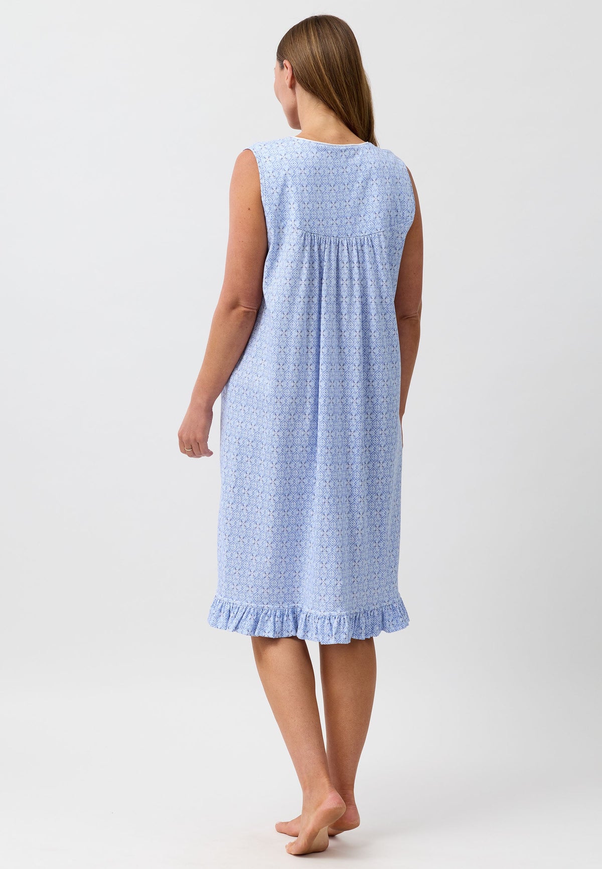 BATIK SLEEVELESS NIGHTIE DENIM - SK421B6