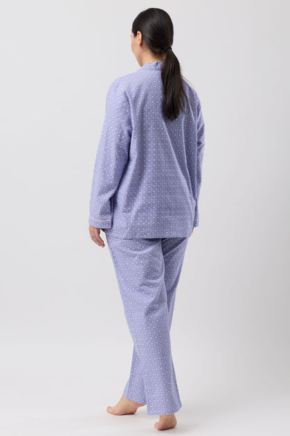 FLEUR DE LYS PJ SET INDIGO - SK500F6