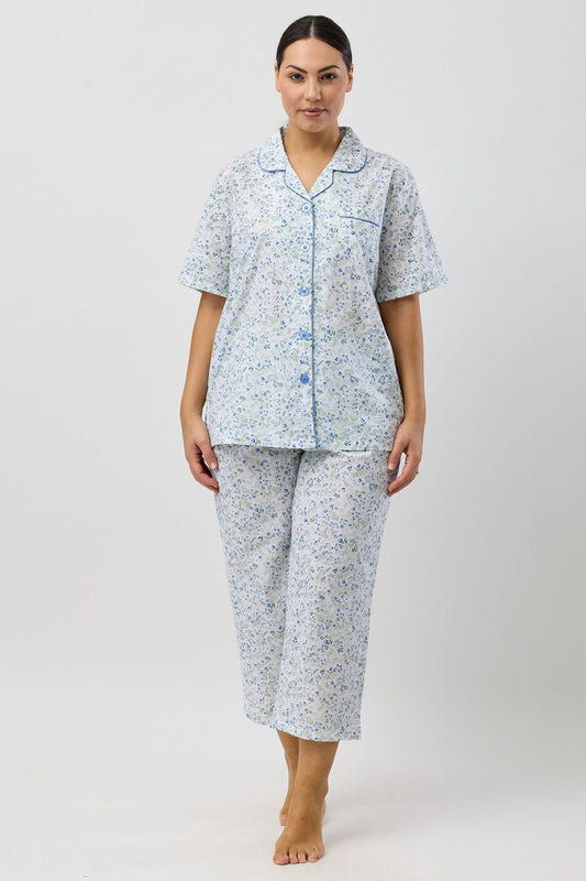 PANSIES 7/8 PJ SET BLUE - SK500P5