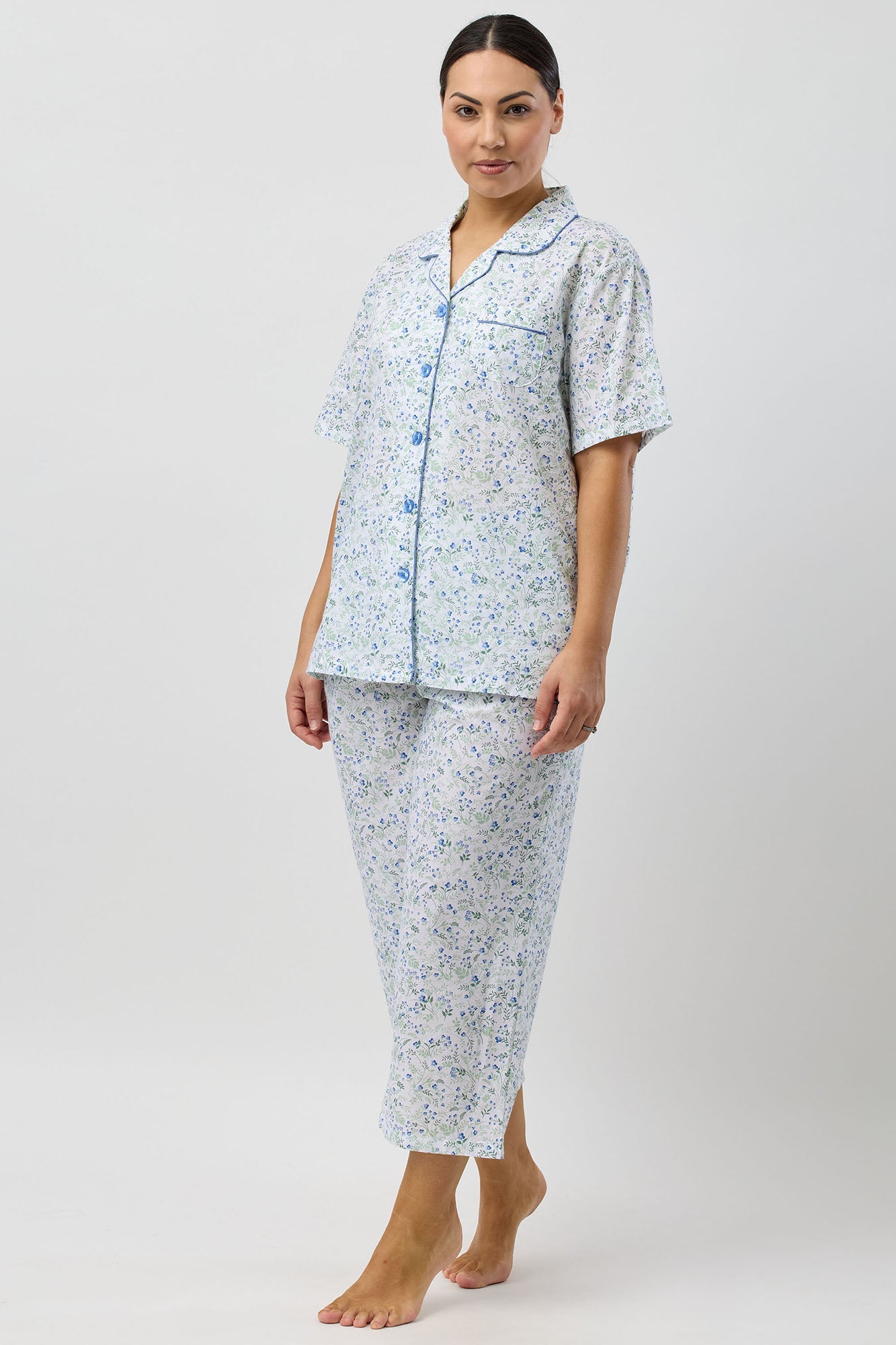 PANSIES 7/8 PJ SET BLUE - SK500P5