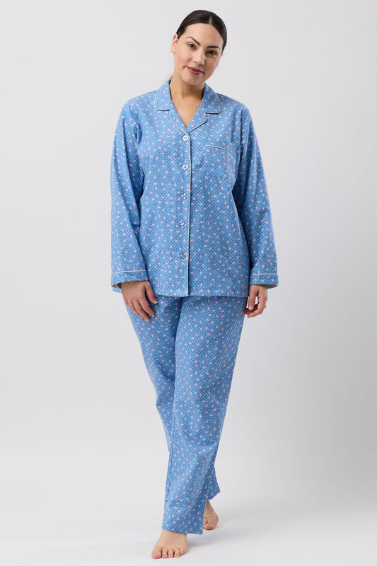 ROSE SPOT PJ SET DENIM - SK500R6