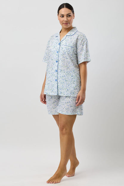 PANSIES SHORT PJ SET BLUE - SK506P5