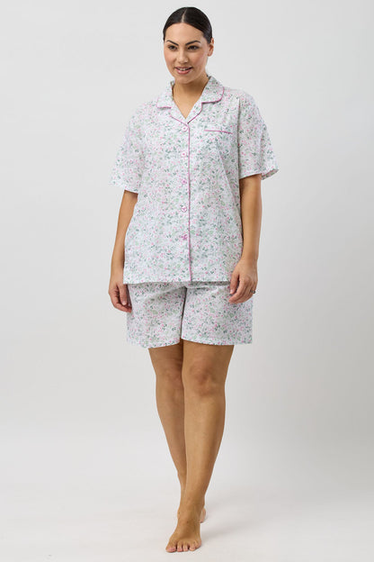 PANSIES SHORT PJ SET PINK - SK506P5