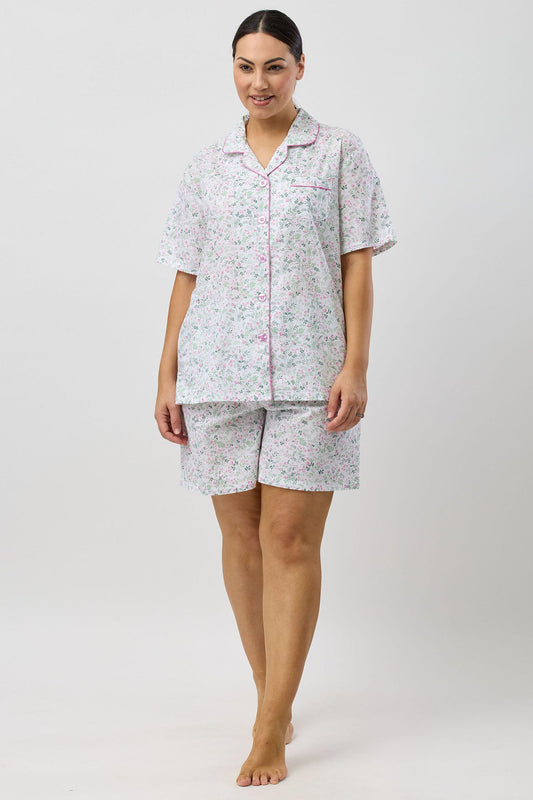 PANSIES SHORT PJ SET PINK - SK506P5