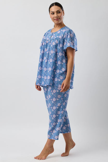 BOHO 7/8 PJ SET DENIM - SK509B5