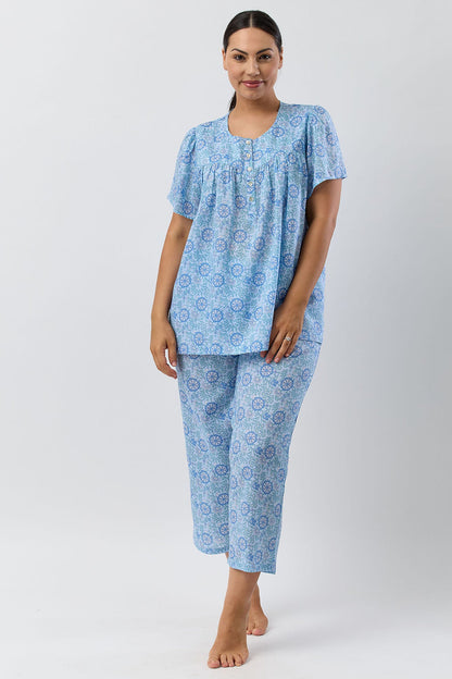 BOHO 7/8 PJ SET SKY - SK509B5
