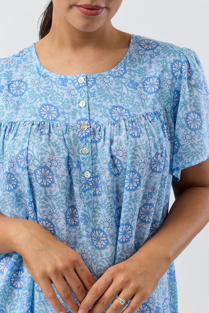 BOHO 7/8 PJ SET SKY - SK509B5