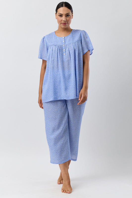 FOLIAGE 7/8 PJ SET BLUE - SK509F5