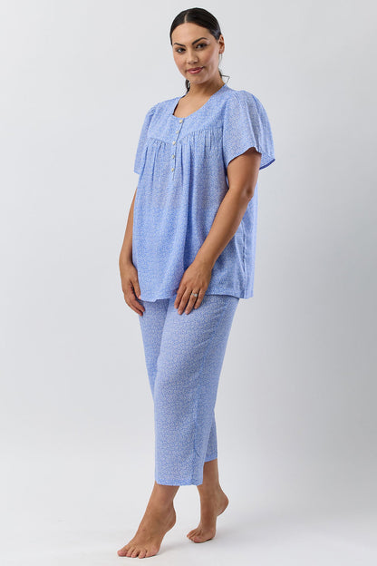 FOLIAGE 7/8 PJ SET BLUE - SK509F5