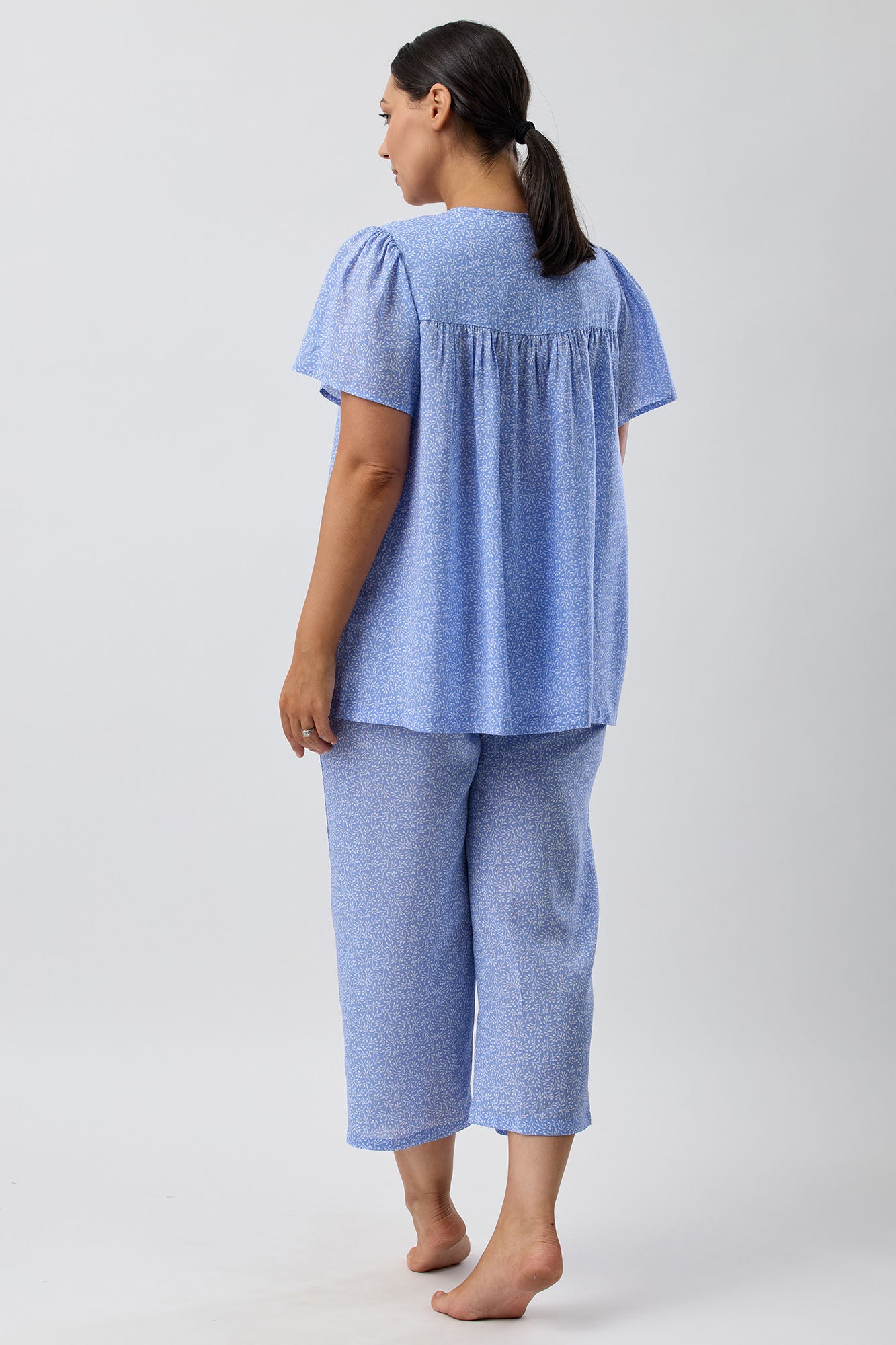 FOLIAGE 7/8 PJ SET BLUE - SK509F5