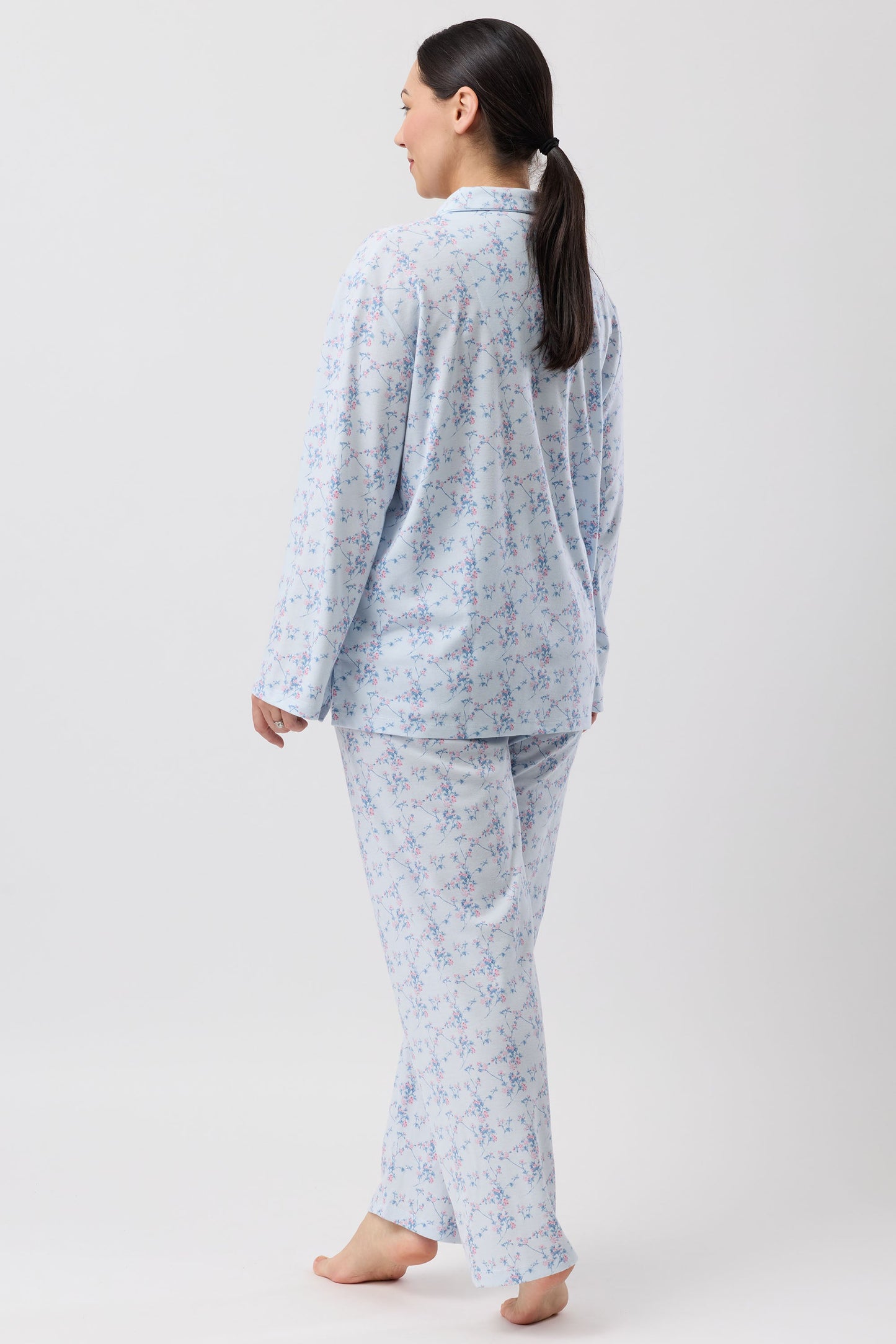 CHERRY BLOSSOM PJ SET BLUE - SK515C6