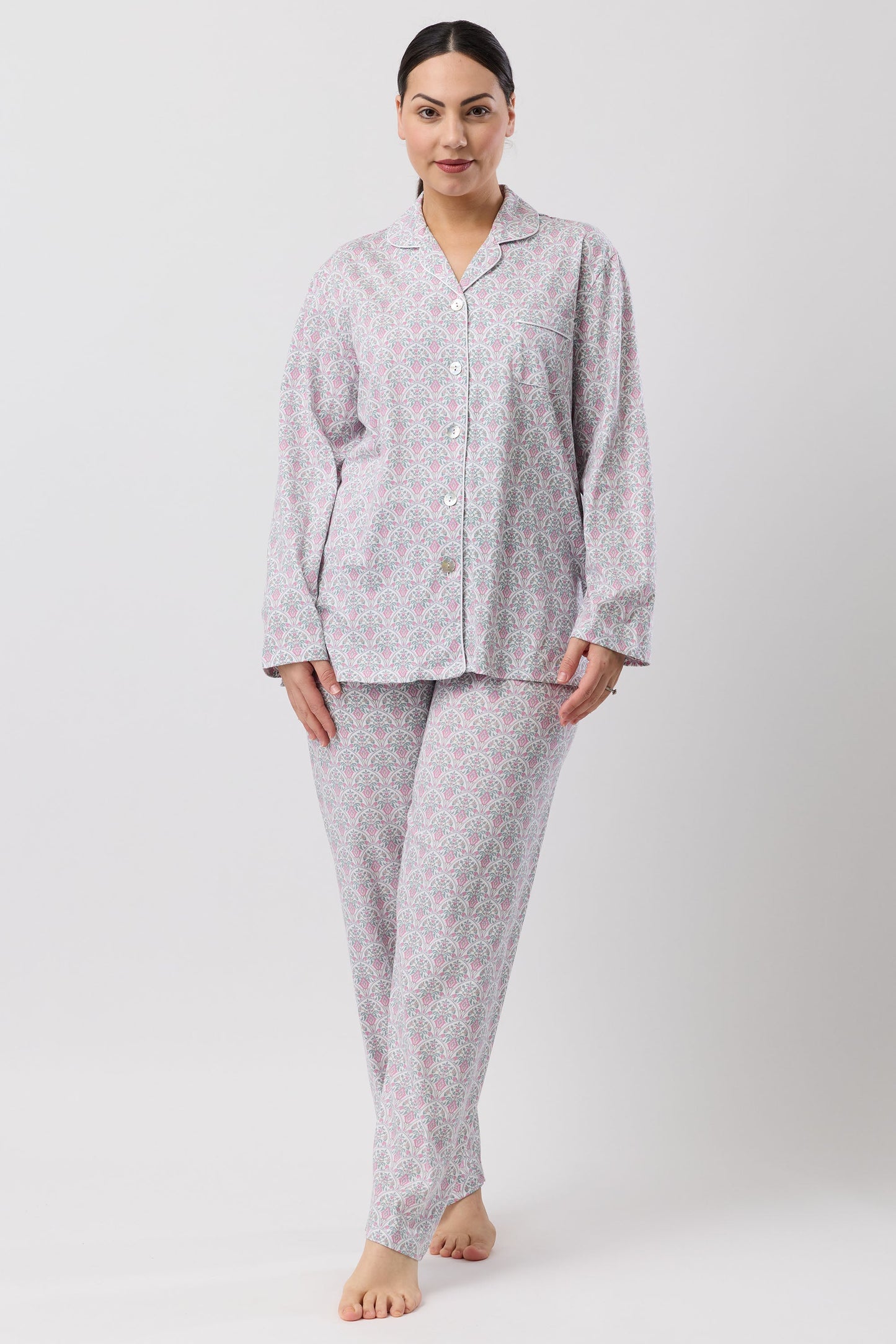 ORIENTAL PJ SET PINK - SK515O6