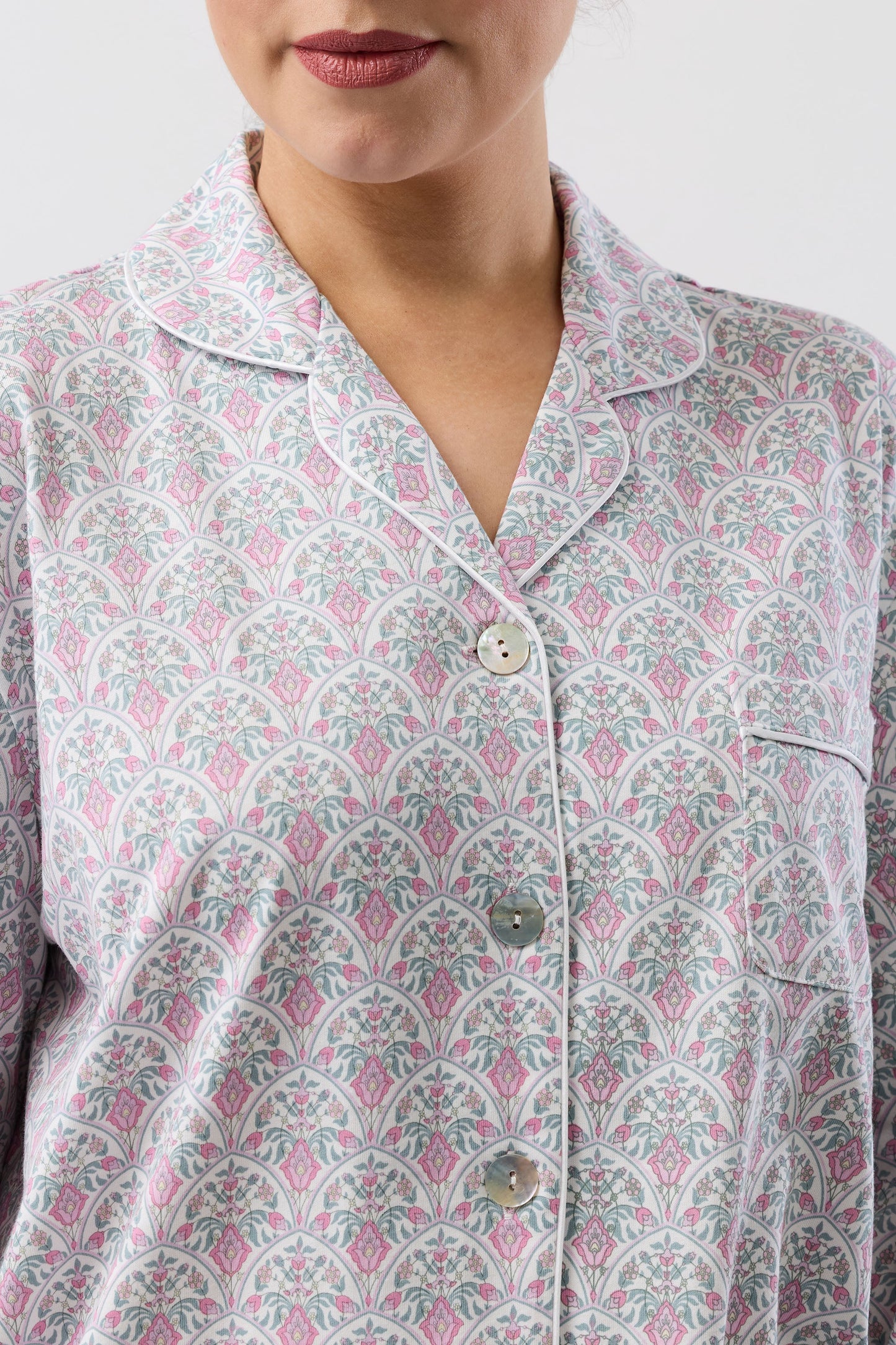 ORIENTAL PJ SET PINK - SK515O6