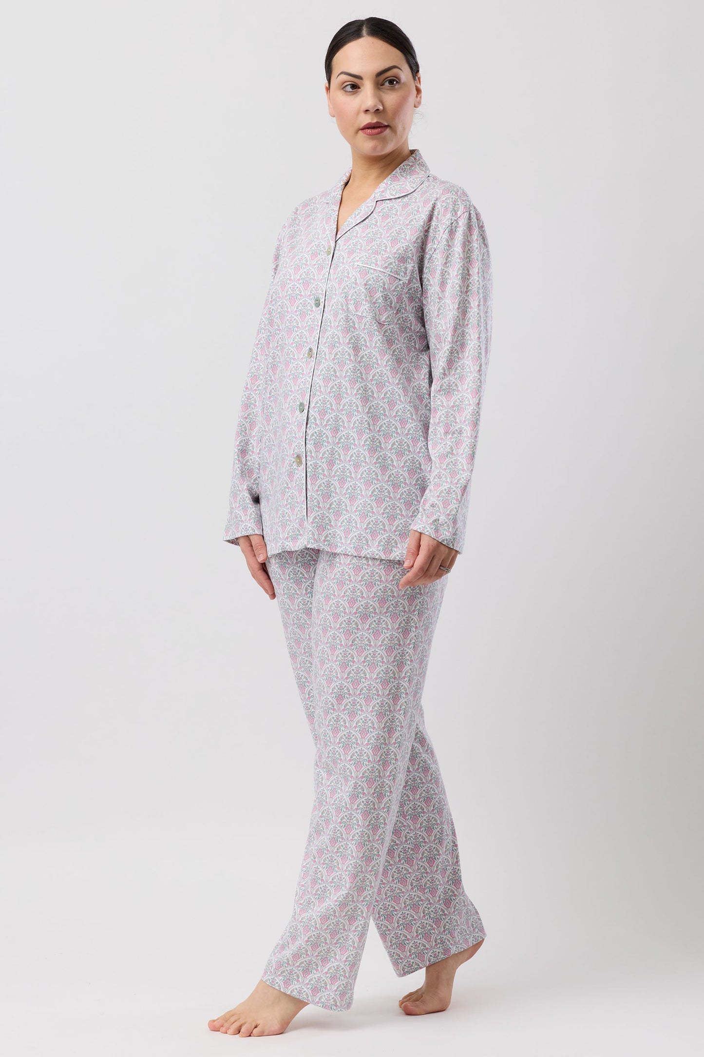 ORIENTAL PJ SET PINK - SK515O6
