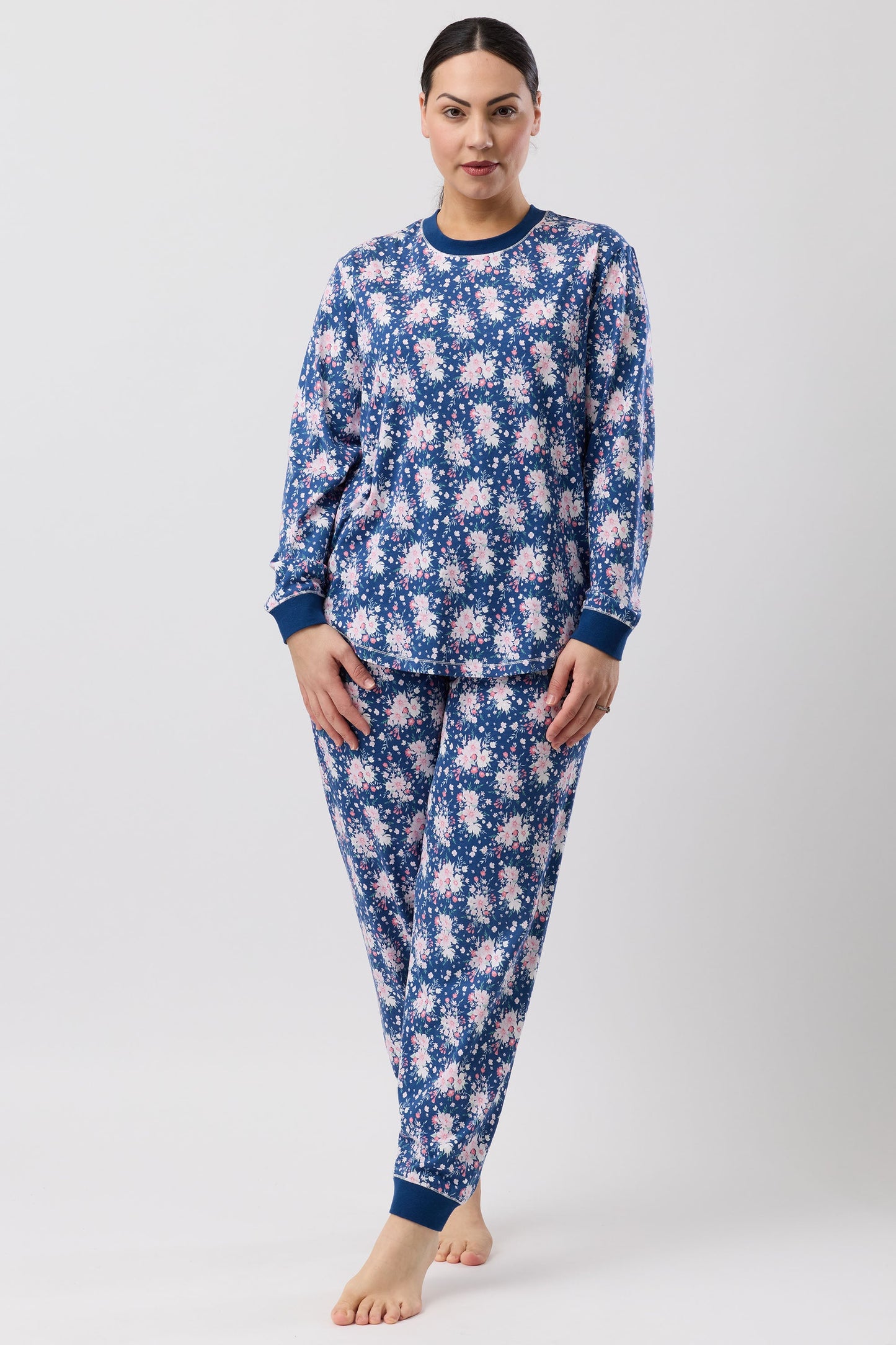BOUQUET SKI PJ SET NAVY - SK516B6