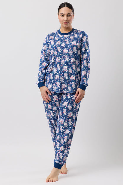 BOUQUET SKI PJ SET NAVY - SK516B6