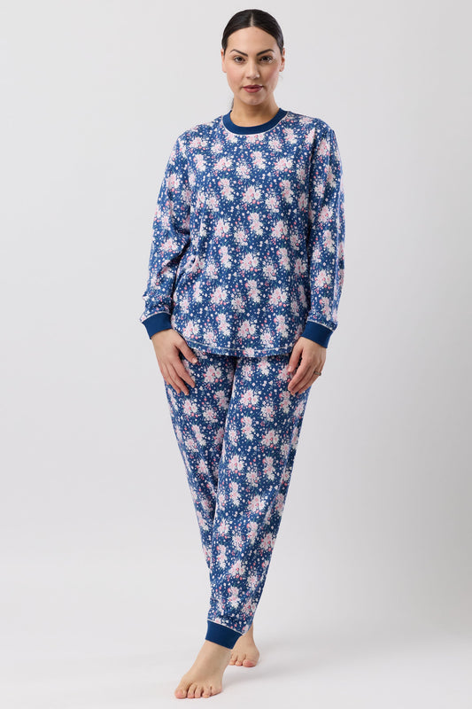 BOUQUET SKI PJ SET NAVY - SK516B6