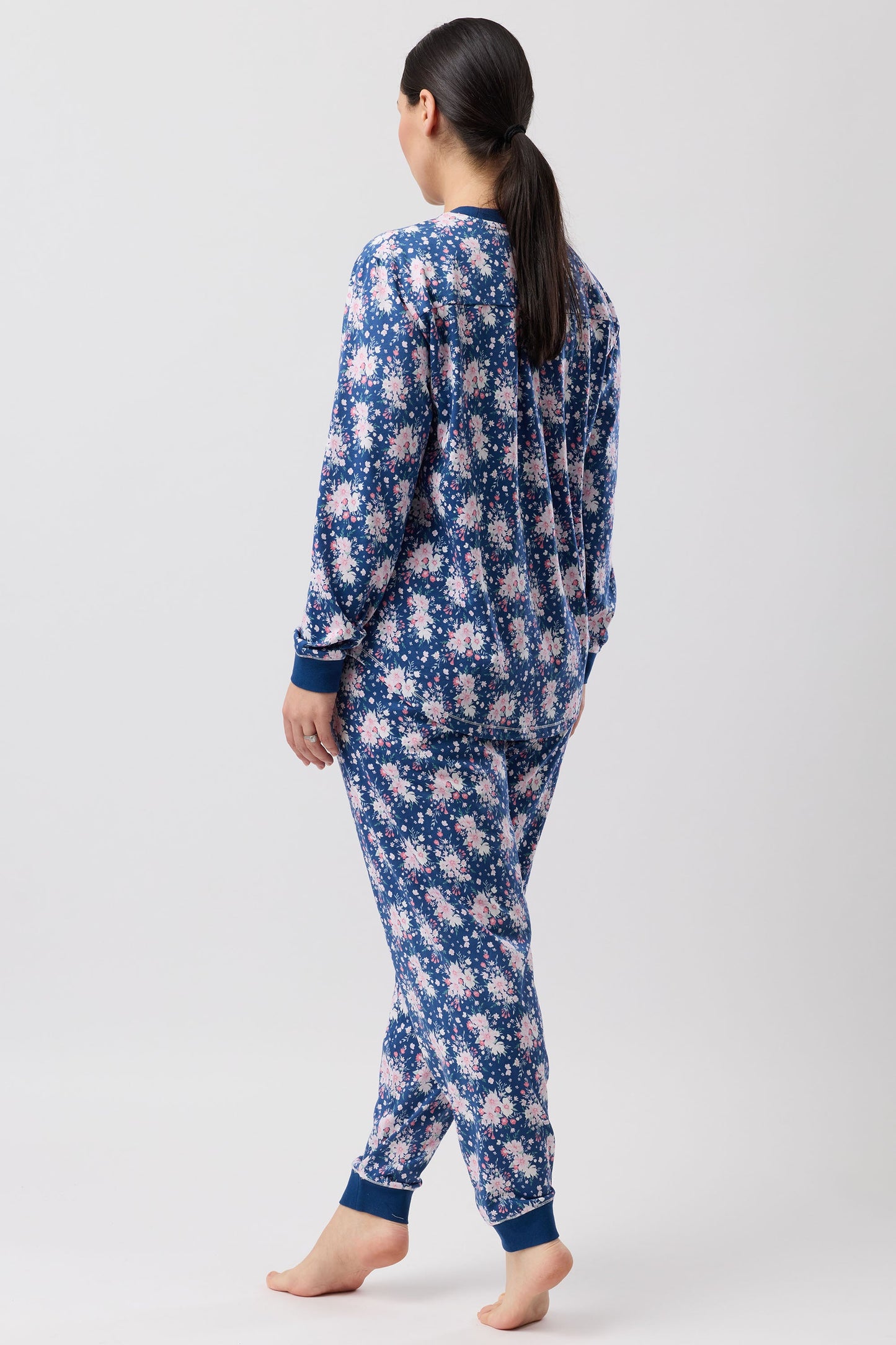 BOUQUET SKI PJ SET NAVY - SK516B6