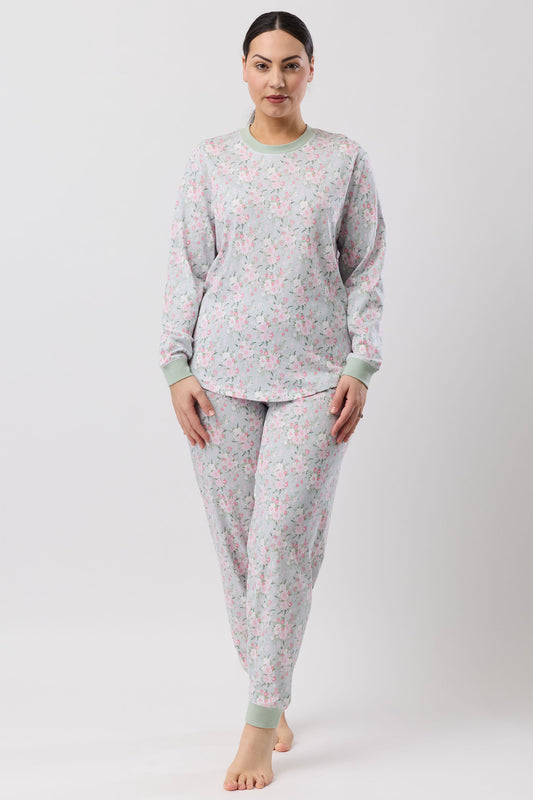 BOUQUET SKI PJ SET SAGE - SK516B6