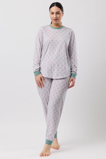 ORIENTAL SKI PJ SET PINK - SK516O6