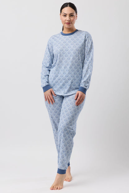 ORIENTAL SKI PJ SET TEAL - SK516O6
