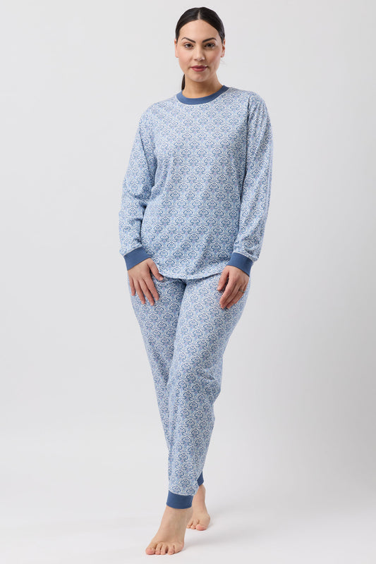 ORIENTAL SKI PJ SET TEAL - SK516O6