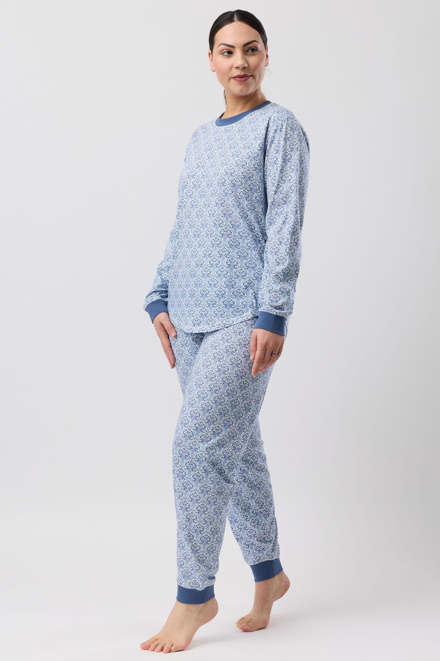 ORIENTAL SKI PJ SET TEAL - SK516O6
