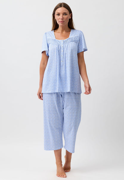 BATIK 3/4 PJ SET DENIM - SK521B6
