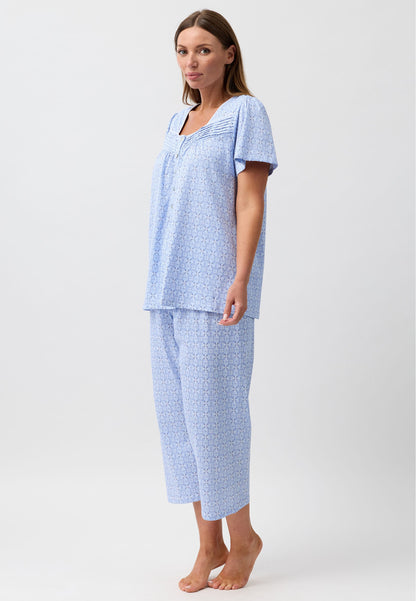 BATIK 3/4 PJ SET DENIM - SK521B6