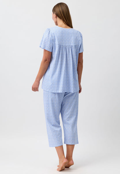BATIK 3/4 PJ SET DENIM - SK521B6